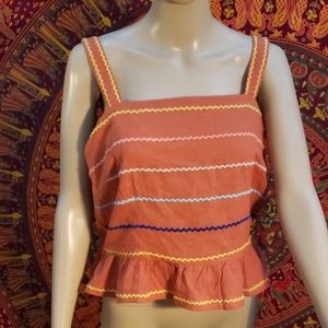 Derek Heart crop tank top size large